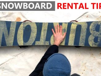 Snowboard rental tips