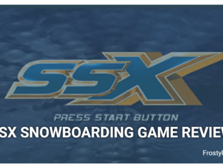 ssx snowboarding game splash screen