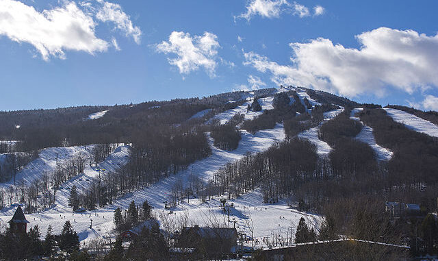 Mount Snow Vermont in the winter