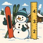 Frosty promoting ski and snowboard calculators